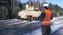 US Tanks Reach Poland for Anti-Russian Aggression NATO Military Exercise