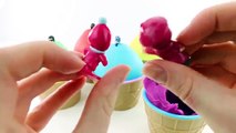 Enfants les couleurs crème la famille doigt pour de la glace Apprendre garderie jouer rimes écopes super-héros doh