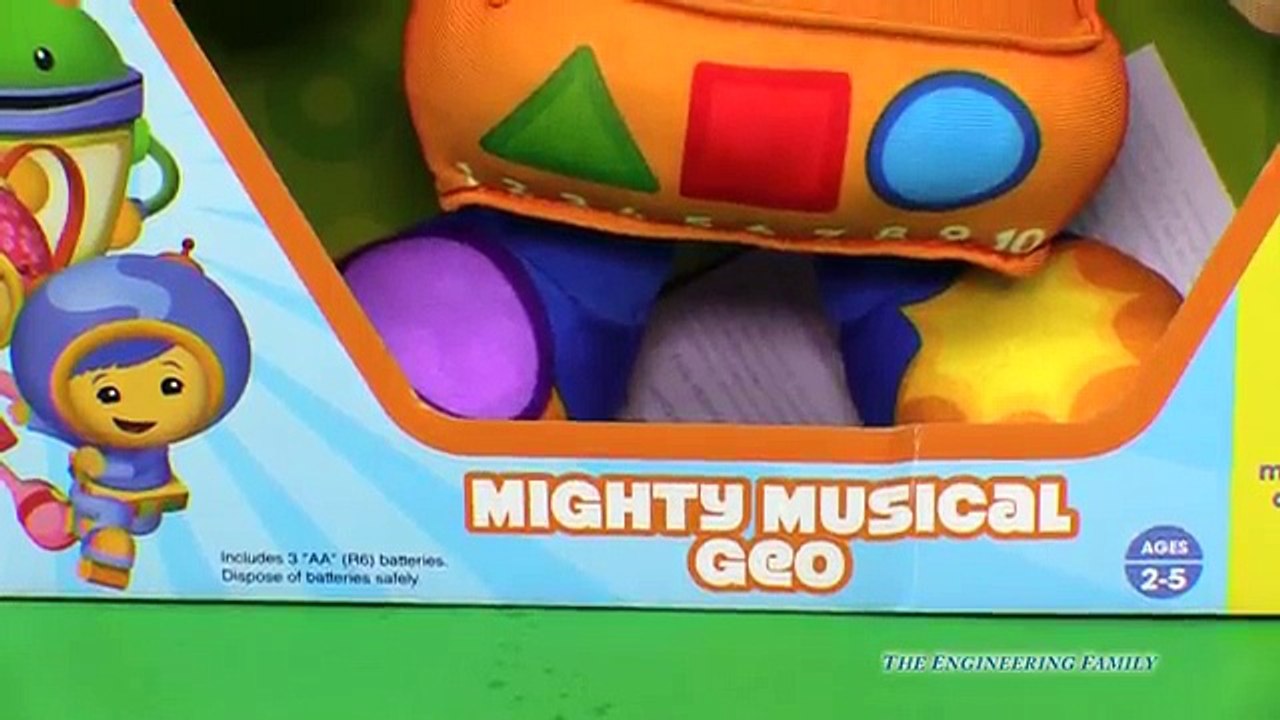 TEAM UMIZOOMI Nickelodeon Team Umizoomi Geo Mathmatical Plush Team Umizoomi Vido Touy Review