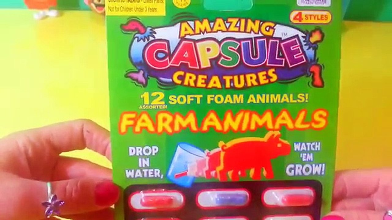 amazing capsule creatures 12 soft animals