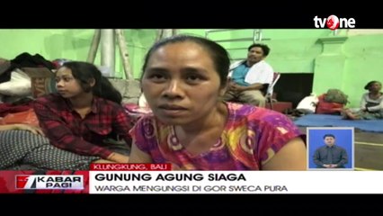 Gor Sweca Pura Jadi Posko Pengungsian Warga dari Dua Desa Karangasem
