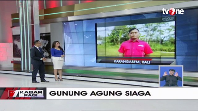 Pantauan Kondisi Aktivitas Gunung Agung Siaga