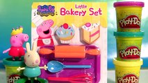 Play-Doh Peppa Pig Bakery Set with Rebecca Rabbit Make PlayDough Cake Cupcake by DisneyCollector