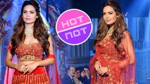 Esha Gupta Looks Beautiful As She Walks The Ramp At Tech Fashion Tour 2017