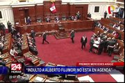 Mercedes Aráoz: 'indulto humanitario a Alberto Fujimori no está en agenda'