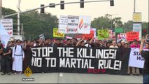 Thousands protest in Philippines' Manila against Duterte