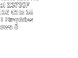 Asus X205TAUH01BK Notebook Intel Z3735F QuadCore 133 GHz 32 GB Intel HD Graphics
