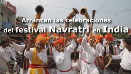 Arrancan las celebraciones del festival Navratri en India