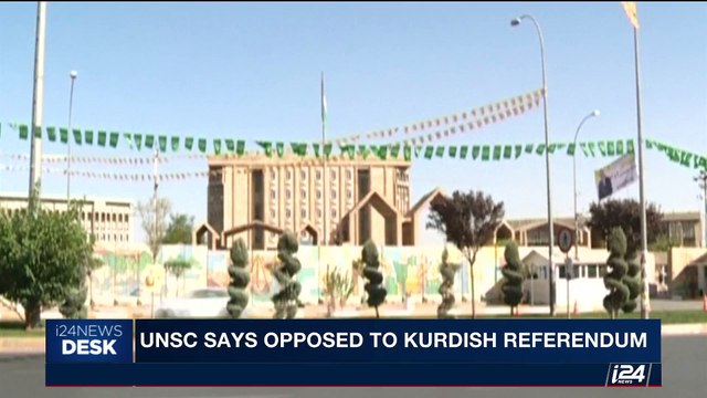 i24NEWS DESK | UNSC says opposed to Kurdish referendum | Friday, September 22nd 2017