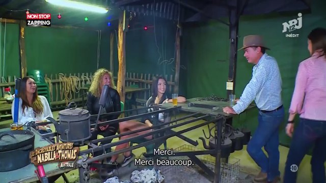 Les incroyables aventures de Nabilla et Thomas : Nabilla dégoûtée de manger des testicules (Vidéo)