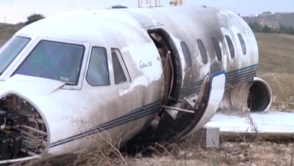 Atatürk Havalimanında Özel Jetin Pistten Çıkması