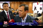 Bruno Giuffra: ampliación de Línea 1 del Metro de Lima será un tramo de mucha utilidad