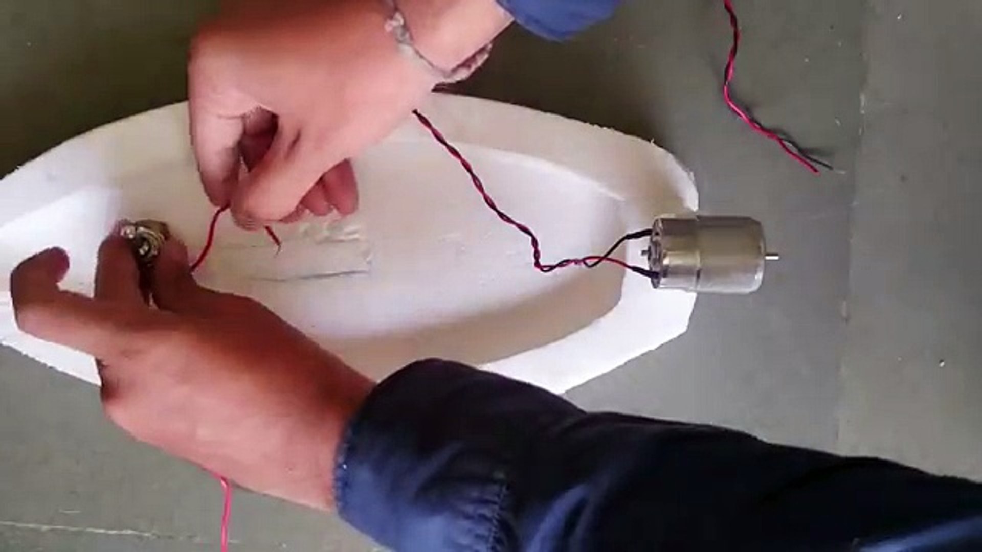 How To Make An Electric Boat Homemade Hovercraft Video Dailymotion