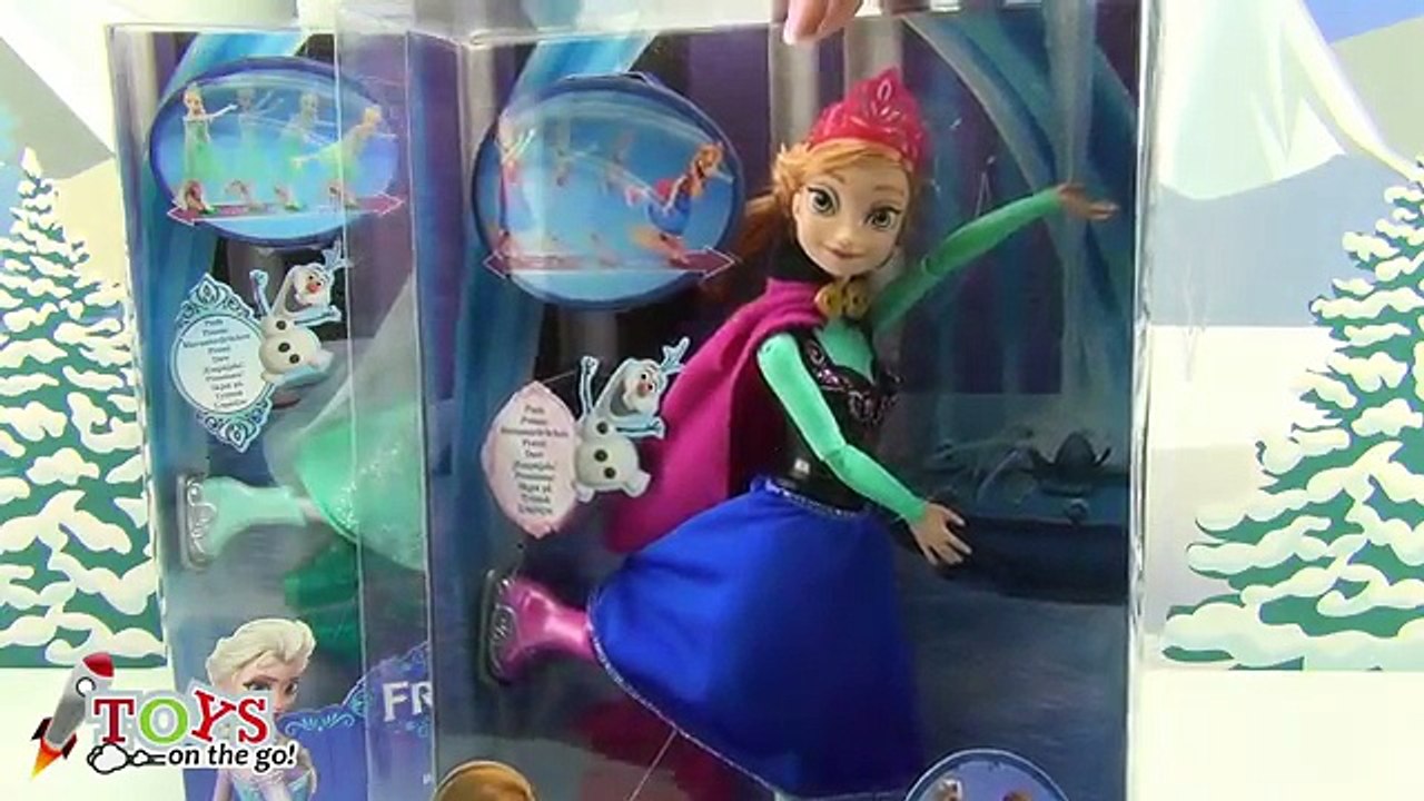 Frozen Elsa y Anna Patinadoras Mattel