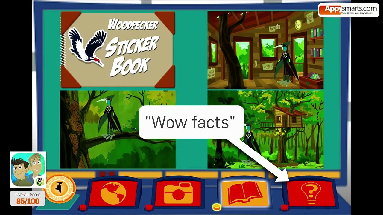 Wild Kratts World Adventure by PBS Kids - video review (iPad, iPhone, 5+)