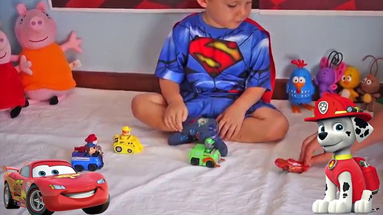Patrulha Canina Paw Patrol Carrinhos Chase Marshall Rubble Rocky Brinquedos Corrida Portugues Video