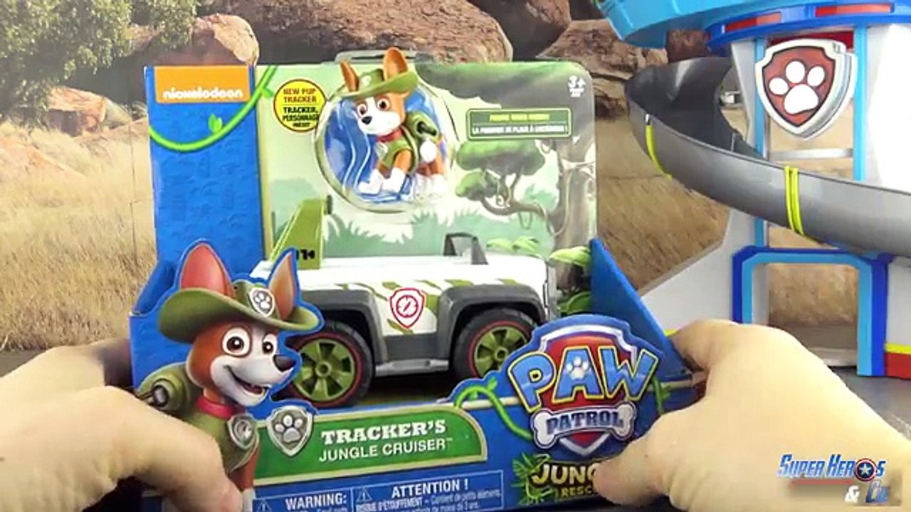 Pat Patrouille Ruben Jungle Rescue Bulldozer Paw Patrol Jouet Toy Review Patrulla de Cacho