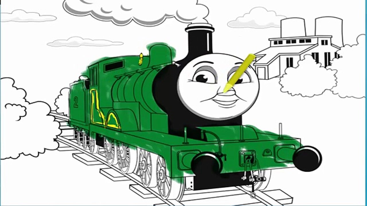 Coloration les couleurs pour enfants Apprendre le le le le la Entrainer vidéo thomas