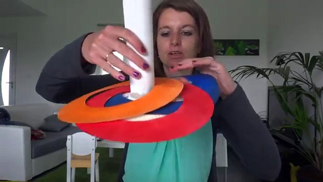 tuto ivité manuelle enfant : fabriquer un jeux cerceaux