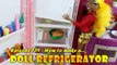 Make a Doll Refrigerator - Doll Crafts - simplekidscrafts