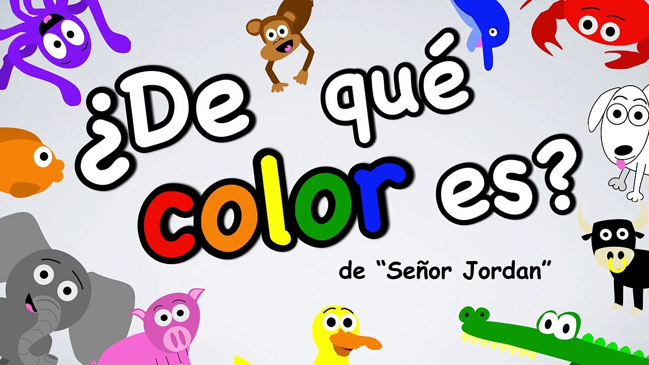 ¿De qué color es? (Spanish Colors Song)
