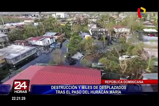 República Dominicana: destrucción y miles de desplazados tras el paso del huracán María