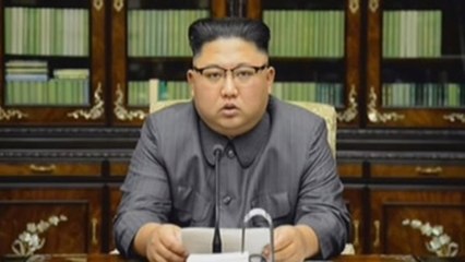 Kim Jong-un amenaza con "domar con fuego al viejo chocho estadounidense" de Trump