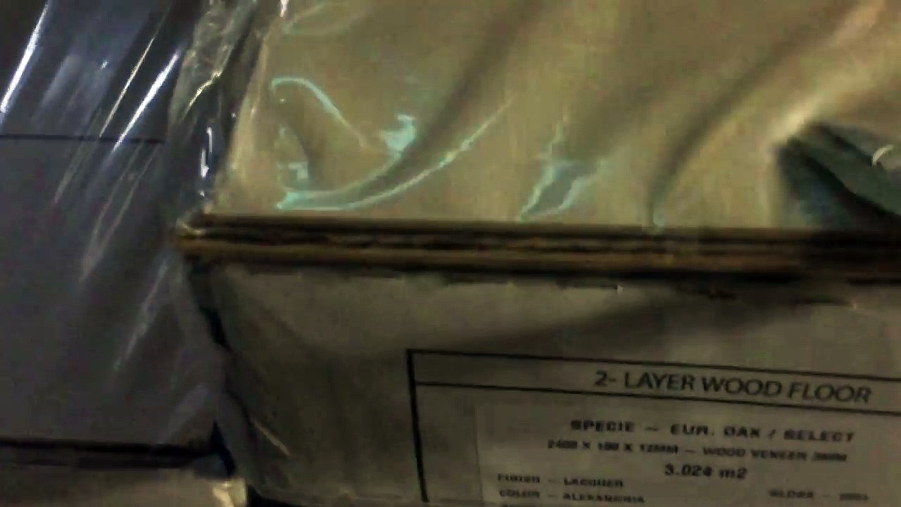 Unboxing Select 20% White Oak EU Varnished Brushed