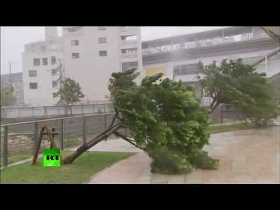 Japan Typhoon Neoguri video: 'Worst storm in 15 yrs' making landfall