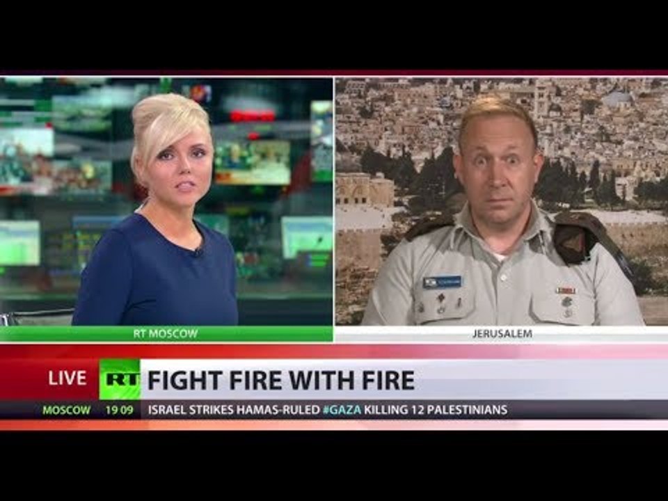 IDF spokesman defends Israeli military op 'Protective Edge' in Gaza on RT