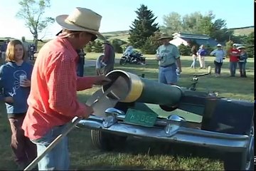 Homemade Cannon Shoots Bowling Ball 2 Miles