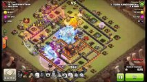 Clash Of Clans | Queen Walk 3 Star Attacks vs Two Popular TH10 Bases