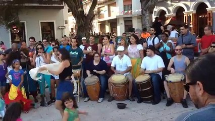 Live Bomba music in Old San Juan Puerto Rico