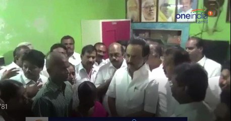 திமுக செயல்தலைவர் ஸ்டாலின் ஆறுதல்-வீடியோ