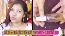 Best 10 beauty hacks for summer/skin care and hair care tips for summer/INDIANGIRLCHANNEL TRISHA