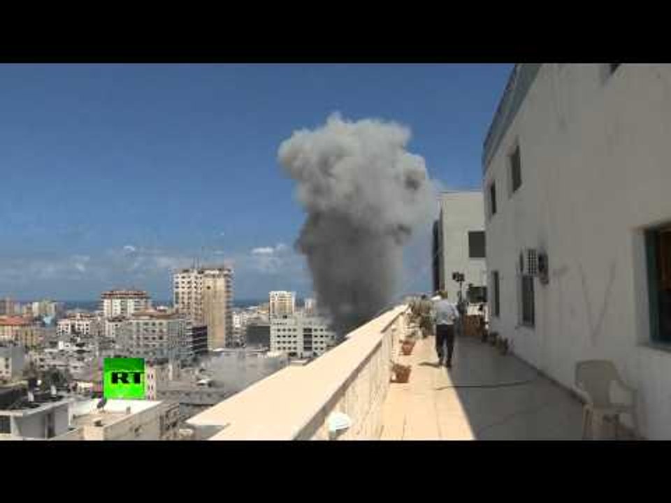 Israeli rockets strike near AP office in Gaza city