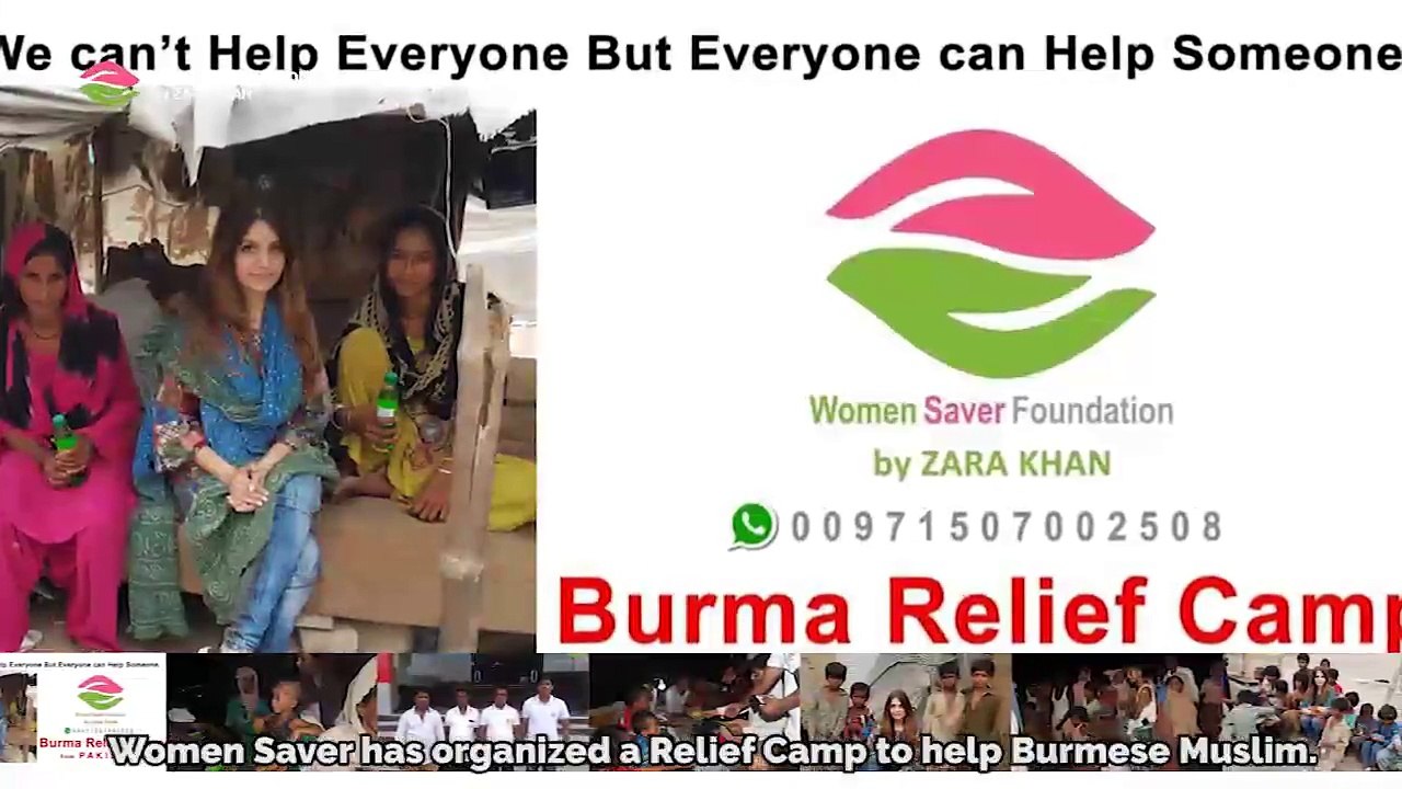 First Pakistani NGO Women Saver Foundation by ZARA KHAN on BURMA border