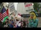 RAW: Pro-Israel & pro-Palestine protesters face off in US