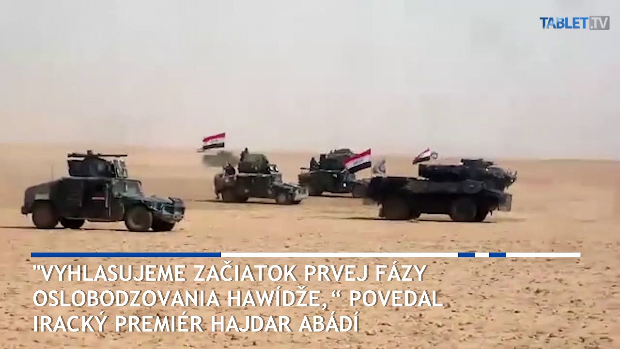 Irak: Vládne sily spustili ofenzívu na oslobodenie mesta Hawídža od IS