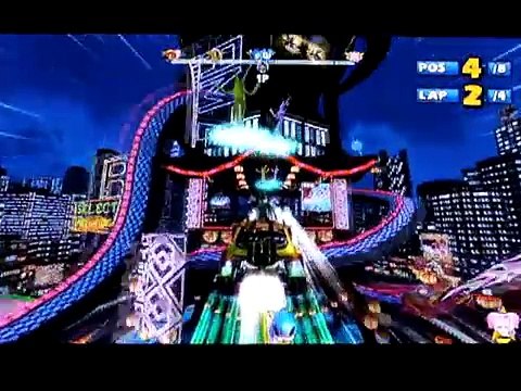 Sonic & SEGA All-Stars Racing - Beats All Star Move in Highway Zero