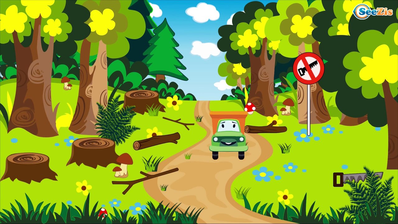 The Red Crane with Car Friends | Construction Trucks & Service Vehicles Cartoons for children