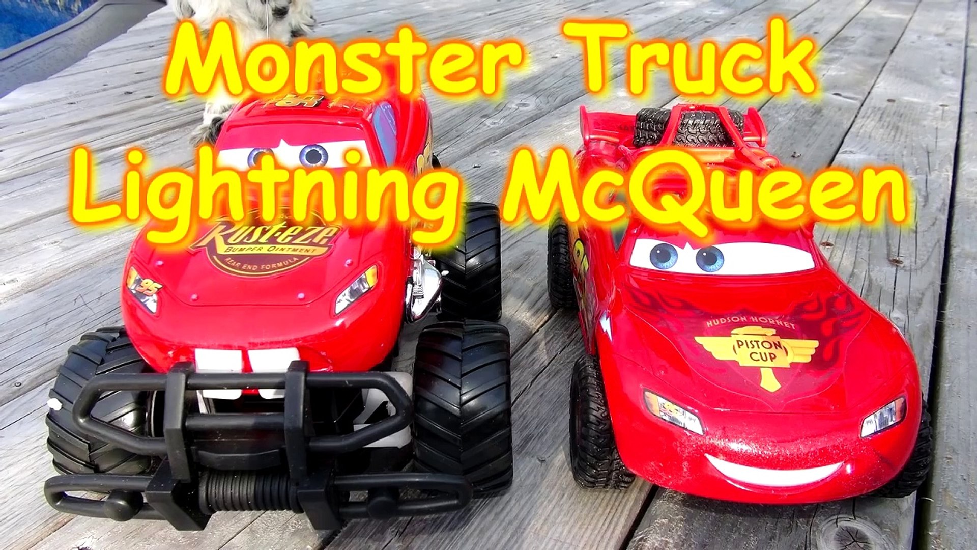 lightning mcqueen monster truck remote control