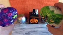 Maxi Kinder Surprise Eggs Halloween Funny Toys Unboxing - Huevos Sorpresa - ハロウィン