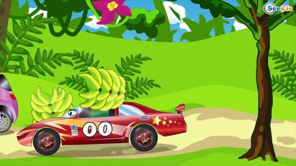 The Orange Racing Car Adventures - Race in the City. Cars Cartoons for kids Part 2
