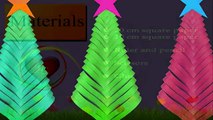 How To Make A Beautiful and Colorful Ribbon Christmas Tree (Christmas Crafts) : HD