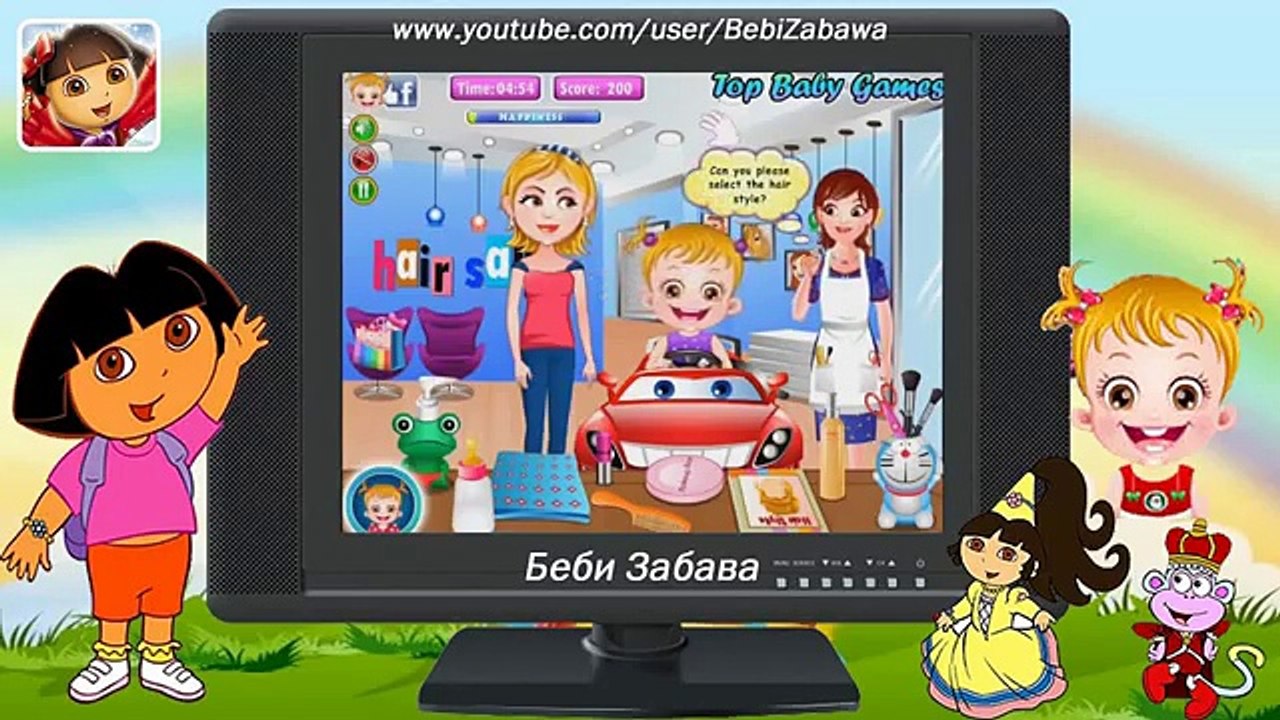 Baby Hazel ♻ Парикмахерская ♻ Детские игры для детей HD