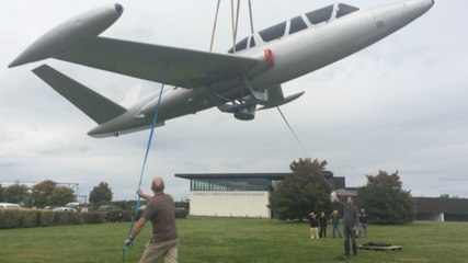 Un Fouga Magister exposé à l’aéroport
