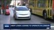 i24NEWS DESK |  Uber loses license  to operate in London | Friday, September 22nd 2017