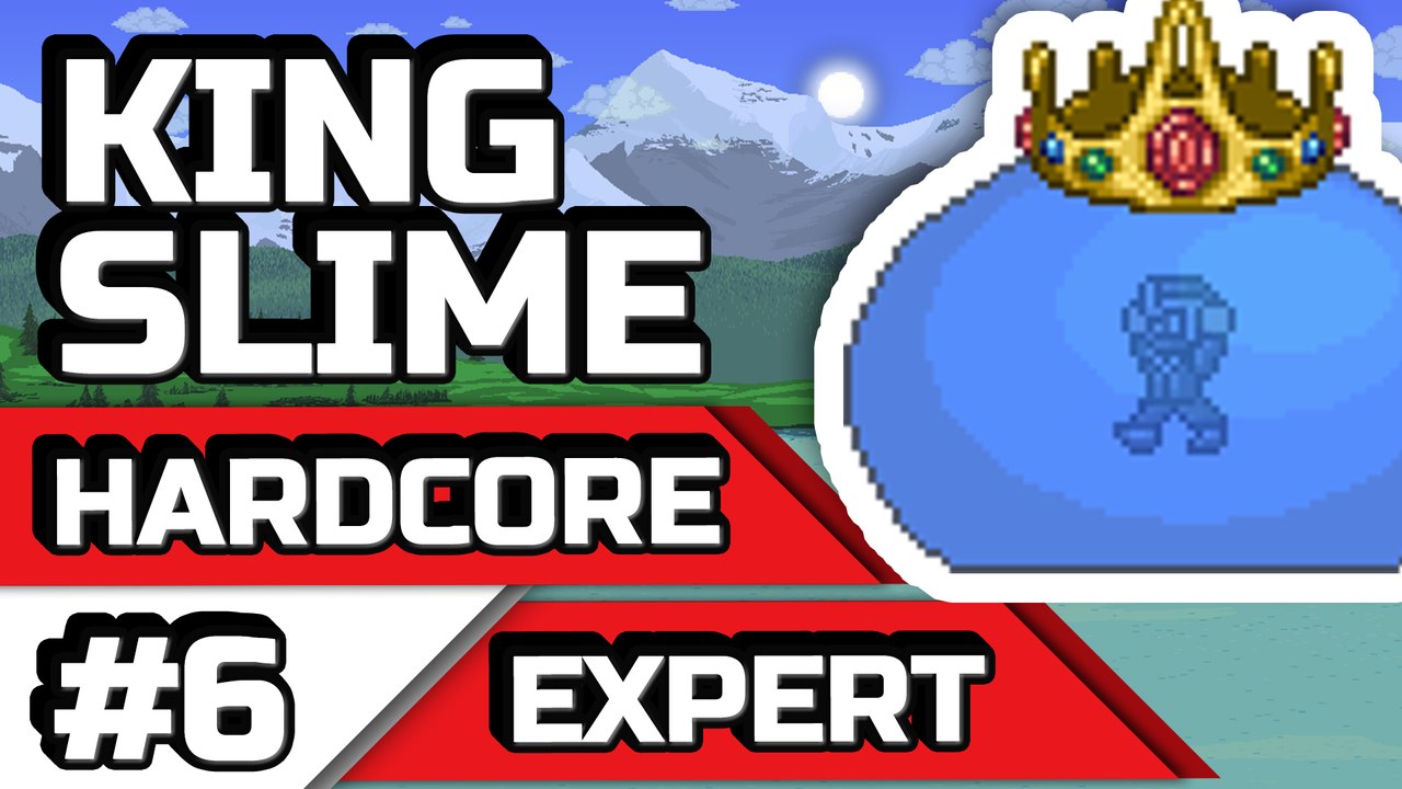 KING SLIME Boss Fight | #6 | Hardcore Expert Mode | Terraria Let's Play | No Deaths