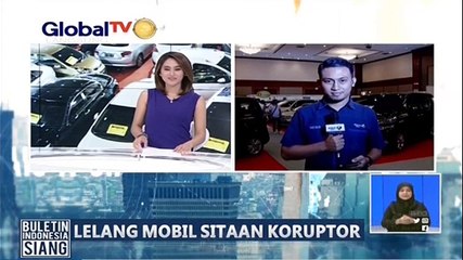 Kondisi Terkini Suasana Lelang Mobil Sitaan Koruptor Oleh KPK